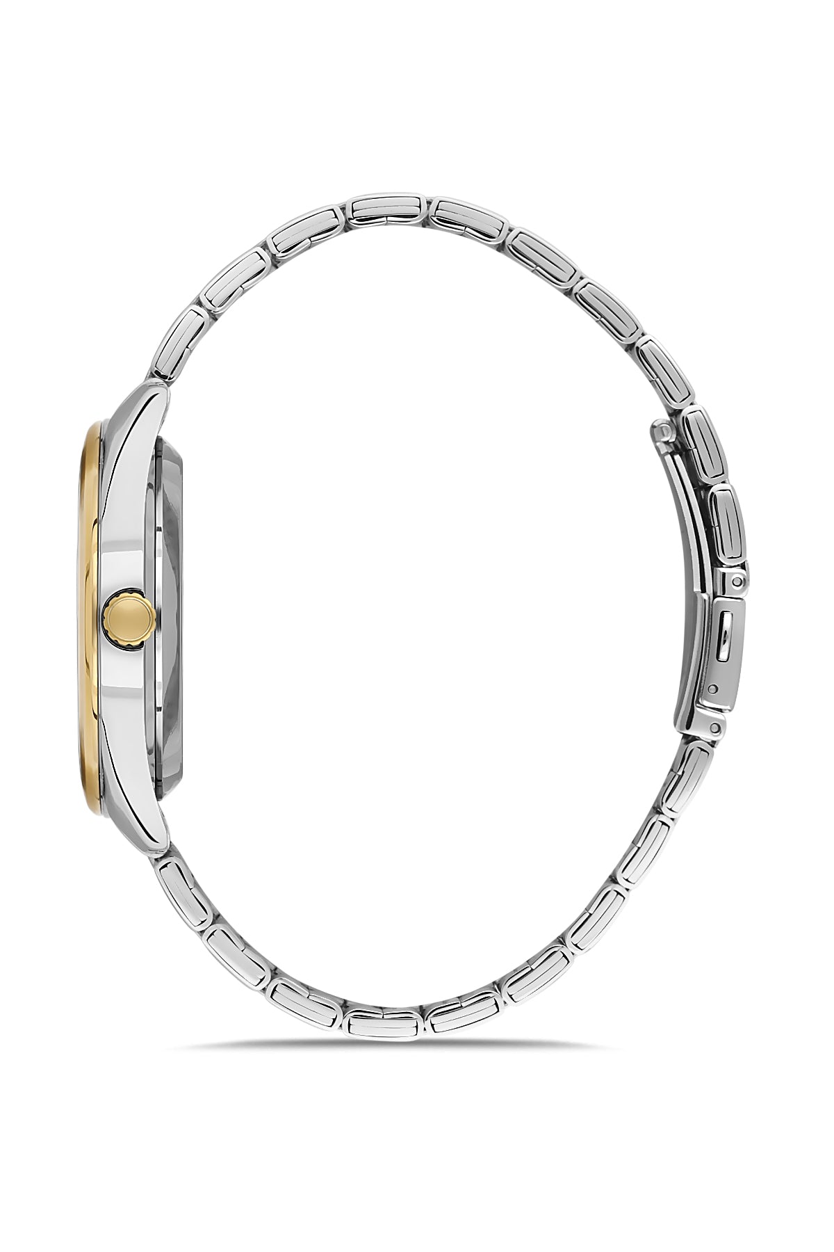 DAVID GUNER SARI BEYAZ KAPLAMALI BEYAZ KADRANLI ERKEK KOL SAATİ - DG-8733GA-D1