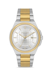 DAVID GUNER SARI BEYAZ KAPLAMALI BEYAZ KADRANLI ERKEK KOL SAATİ DG-8870GA-D1