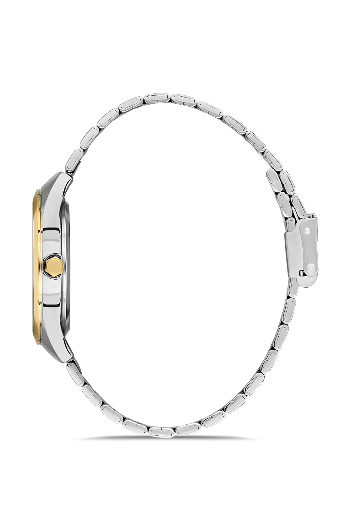 DAVID GUNER SARI BEYAZ KAPLAMALI BEYAZ KADRANLI KADIN KOL SAATİ DG-8095LA-D1