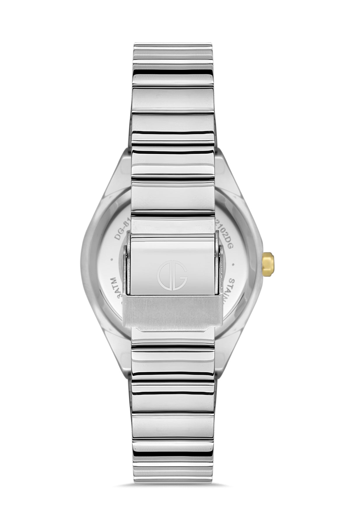 DAVID GUNER SARI BEYAZ KAPLAMALI BEYAZ KADRANLI KADIN KOL SAATİ DG-8095LA-D1