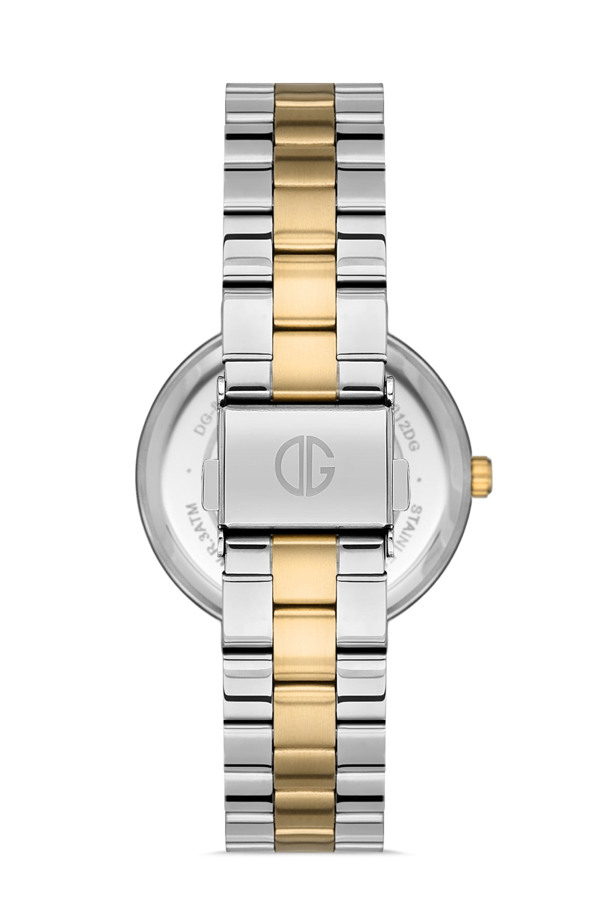 DAVID GUNER SARI BEYAZ KAPLAMALI BEYAZ KADRANLI KADIN KOL SAATİ - DG-8222LA-D1