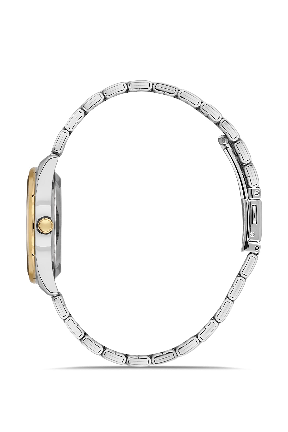 DAVID GUNER SARI BEYAZ KAPLAMALI BEYAZ KADRANLI KADIN KOL SAATİ - DG-8746LA-D1