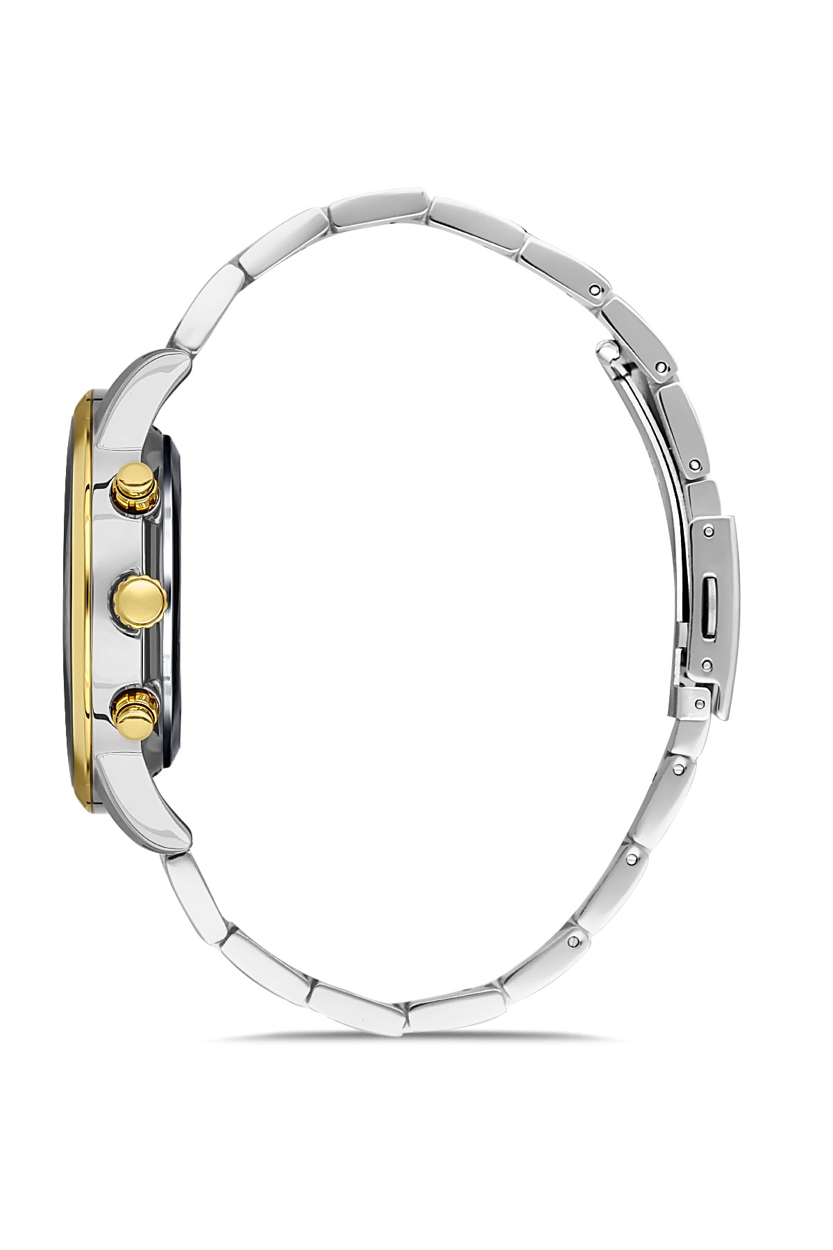 DAVID GUNER SARI BEYAZ KAPLAMALI GRİ KADRANLI ERKEK KOL SAATİ DG-8392GA-D9