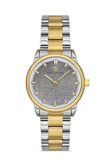 DAVID GUNER Yellow White Coated Women's Watch