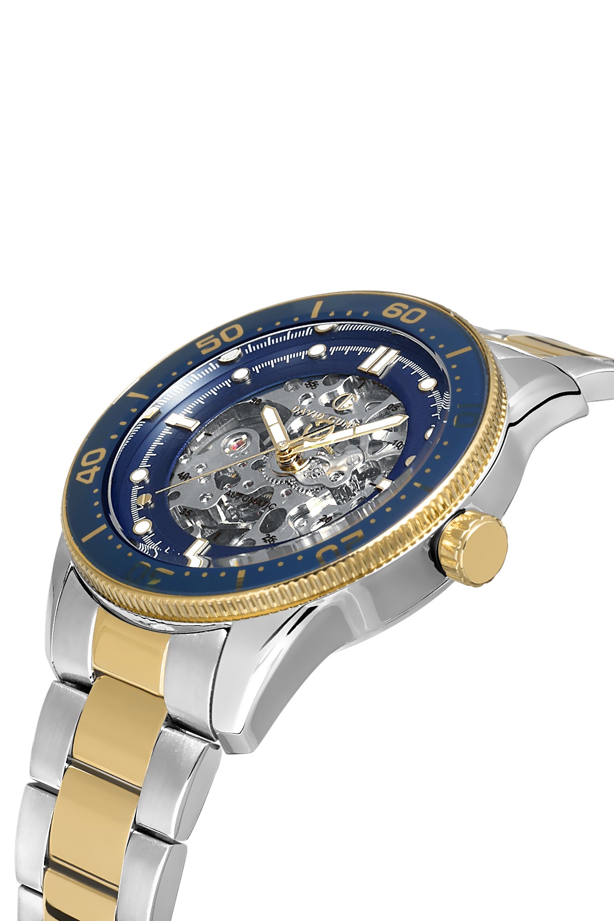 DAVID GUNER Mavi Kadranlı Otomatik Erkek Kol Saati - DG-8675GA-D3