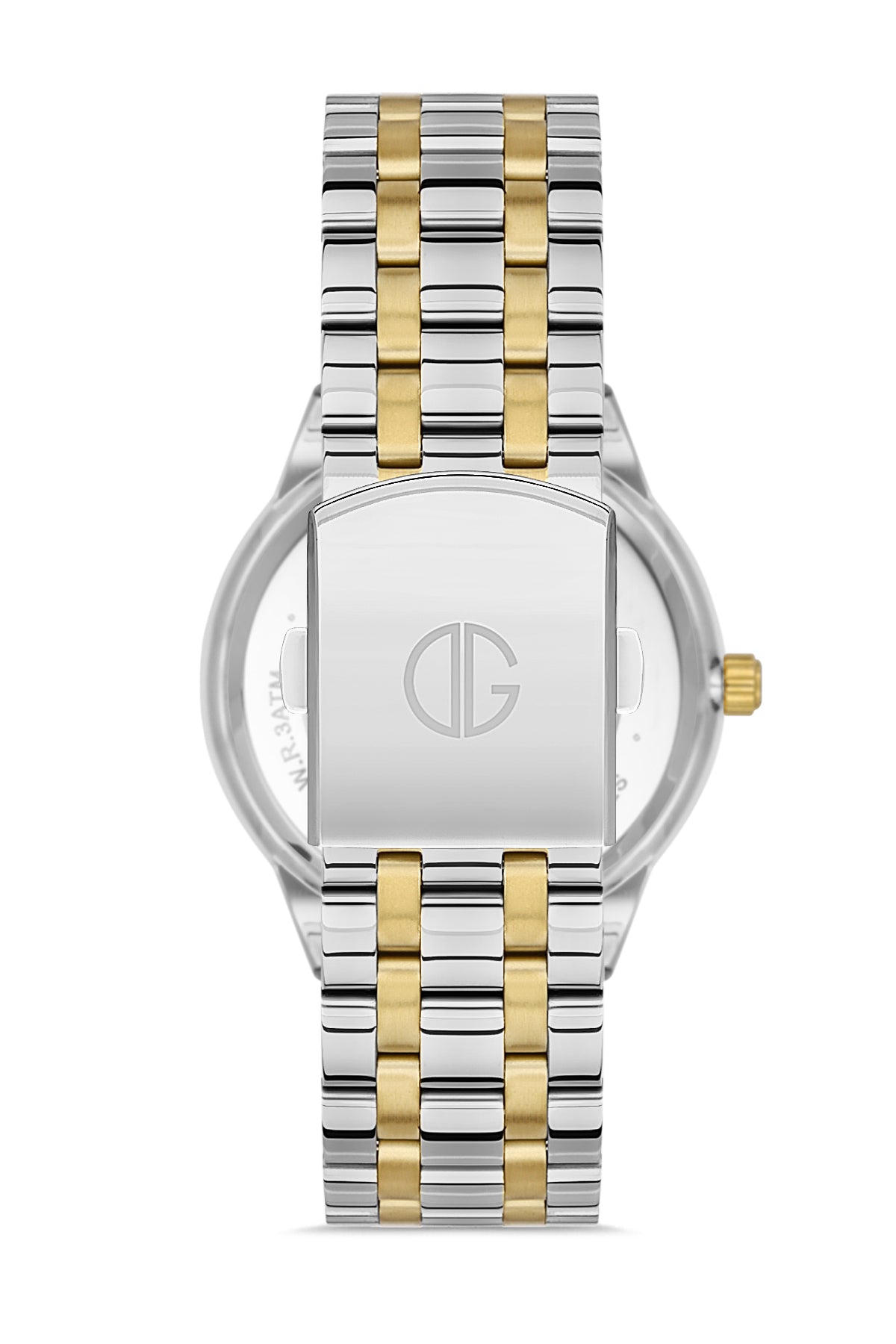 DAVID GUNER SARI BEYAZ KAPLAMALI SİYAH KADRANLI ERKEK KOL SAATİ - DG-8388GA-D2