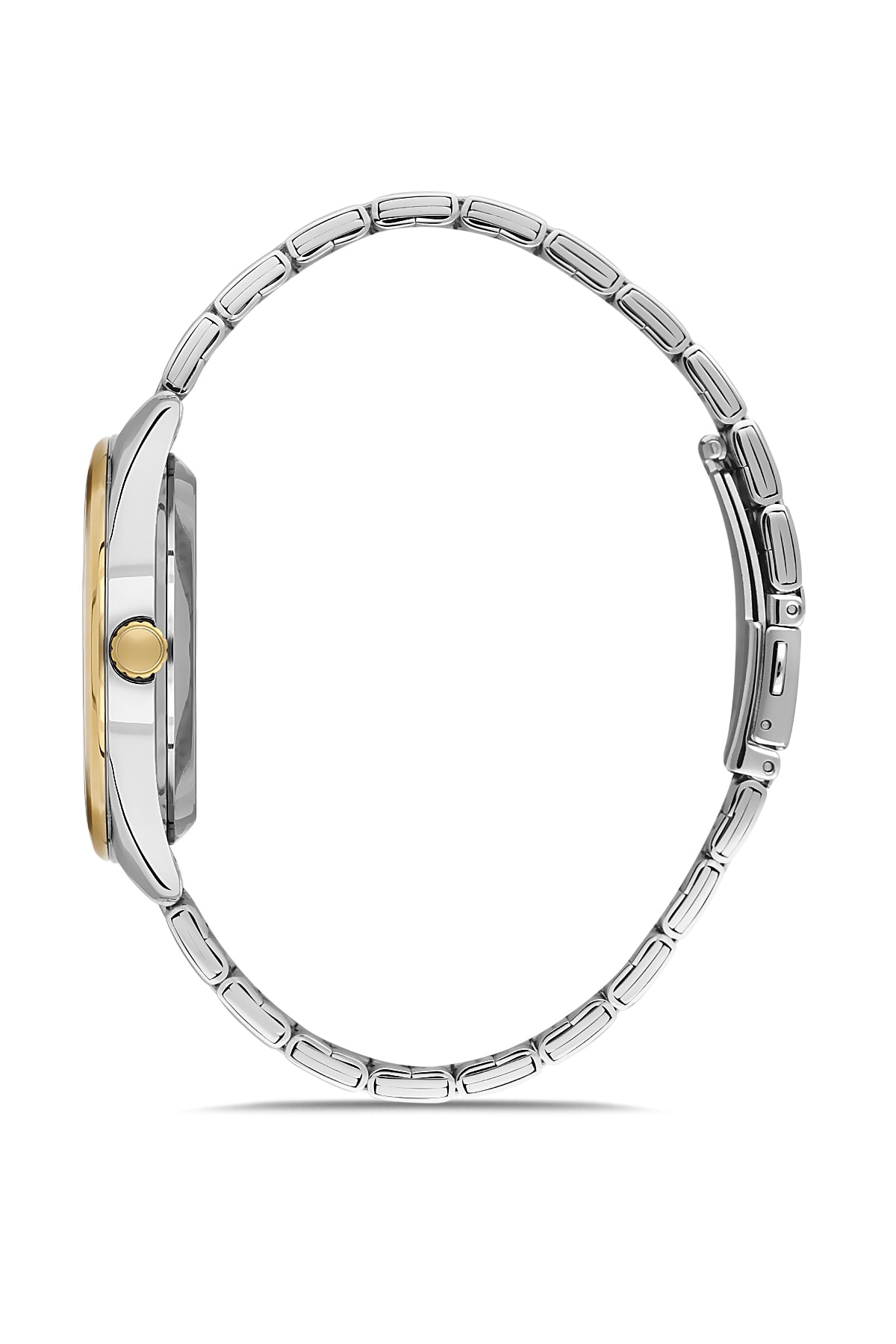 DAVID GUNER SARI BEYAZ KAPLAMALI SİYAH KADRANLI ERKEK KOL SAATİ - DG-8733GA-D2