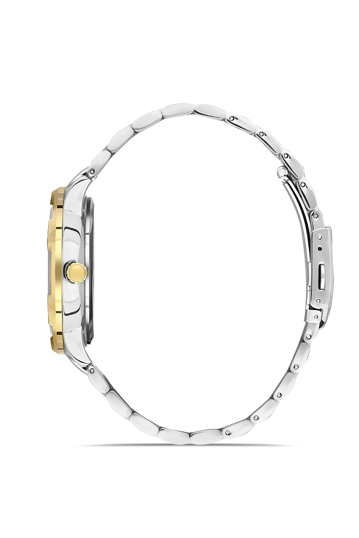 DAVID GUNER SARI BEYAZ KAPLAMALI YEŞİL KADRANLI ERKEK KOL SAATİ - DG-8388GA-D10