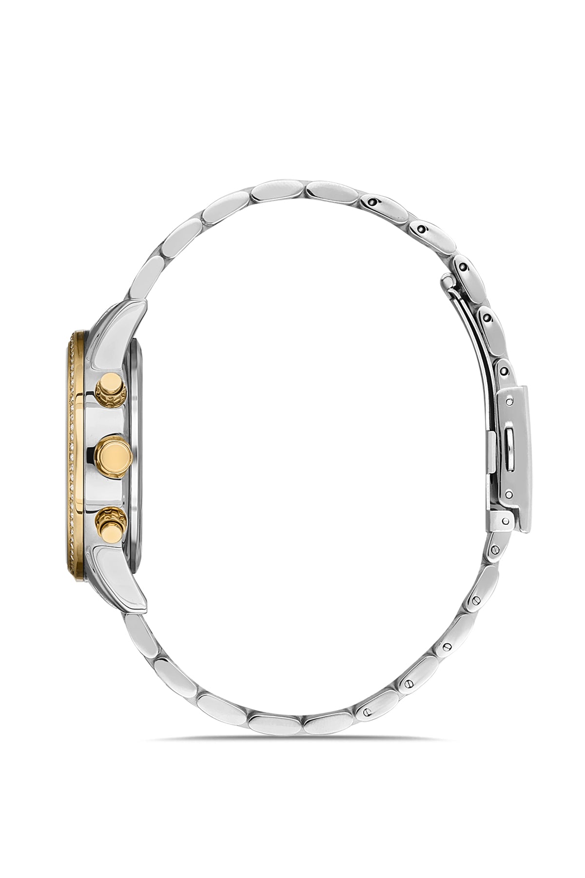 DAVID GUNER SARI BEYAZ KAPLAMALI YEŞİL KADRANLI KADIN KOL SAATİ - DG-8301LA-D10