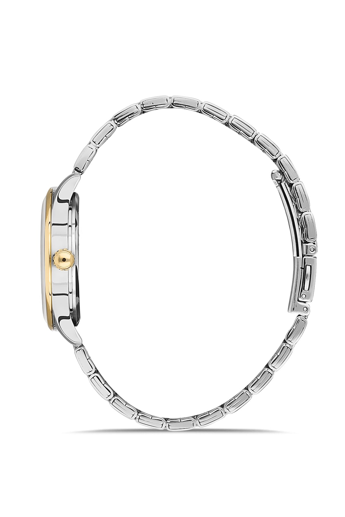 DAVID GUNER SARI BEYAZ KAPLAMALI YEŞİL KADRANLI KADIN KOL SAATİ DG-8397LA-D10