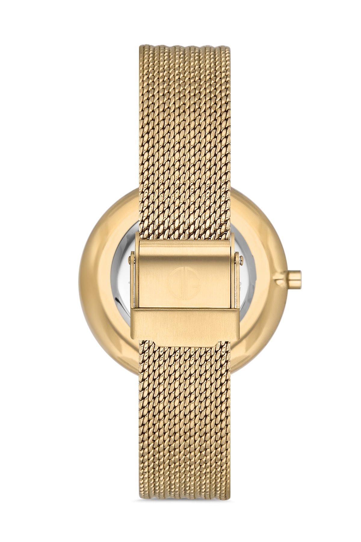 David Guner Sarı Kadranlı Sarı Kaplamalı Hasır Kordonlu Kadın Kol Saati - DG-8133LC-B4