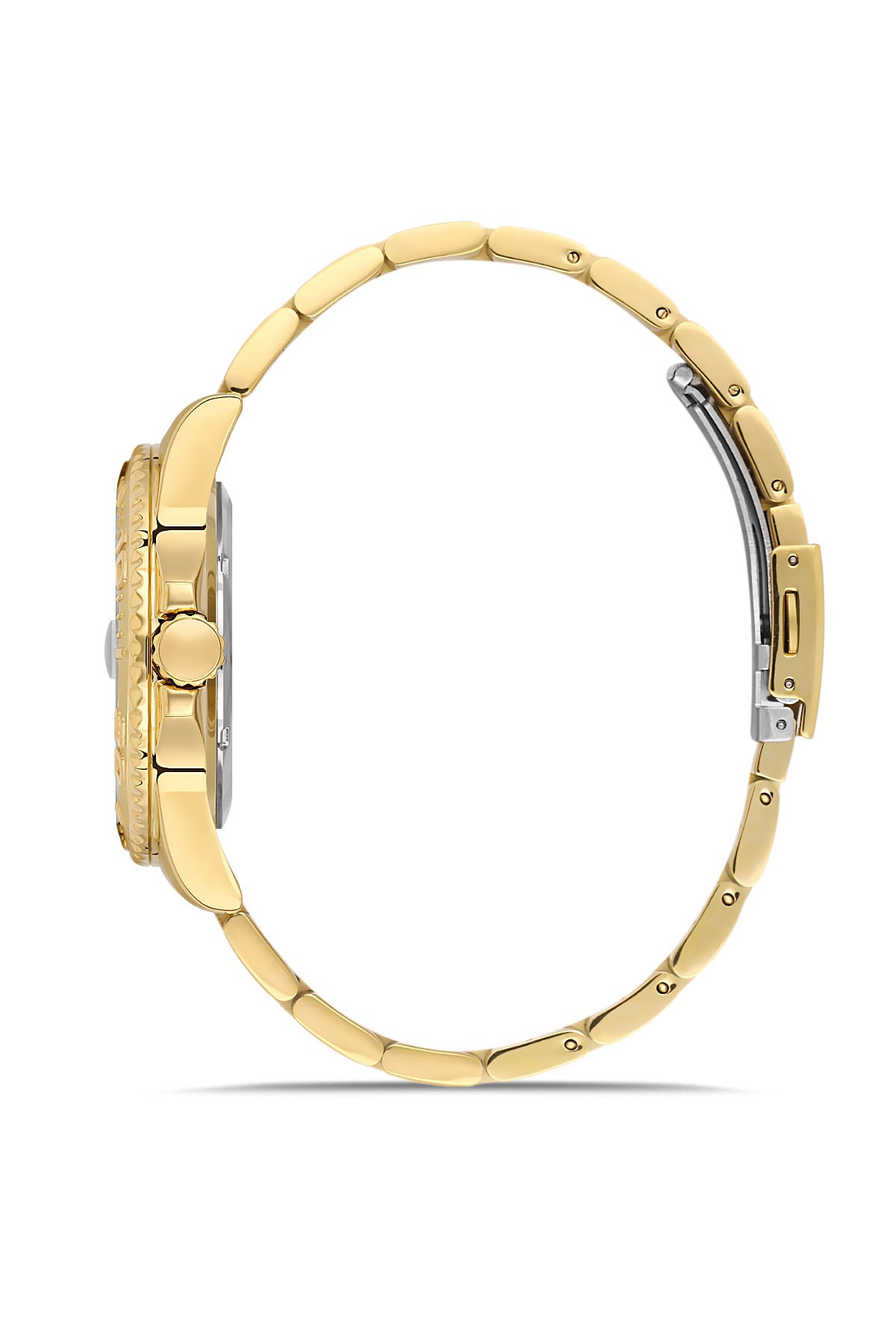 DAVID GUNER SARI KAPLAMALI AÇIK MAVİ KADRANLI ERKEK KOL SAATİ DG-8712GA-B15