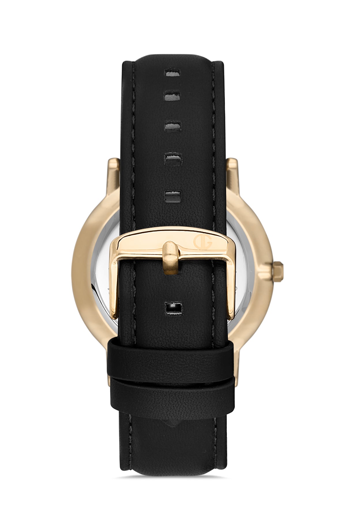 DAVID GUNER SARI KAPLAMALI BEYAZ KADRANLI ERKEK KOL SAATİ DG-8287GB-N2