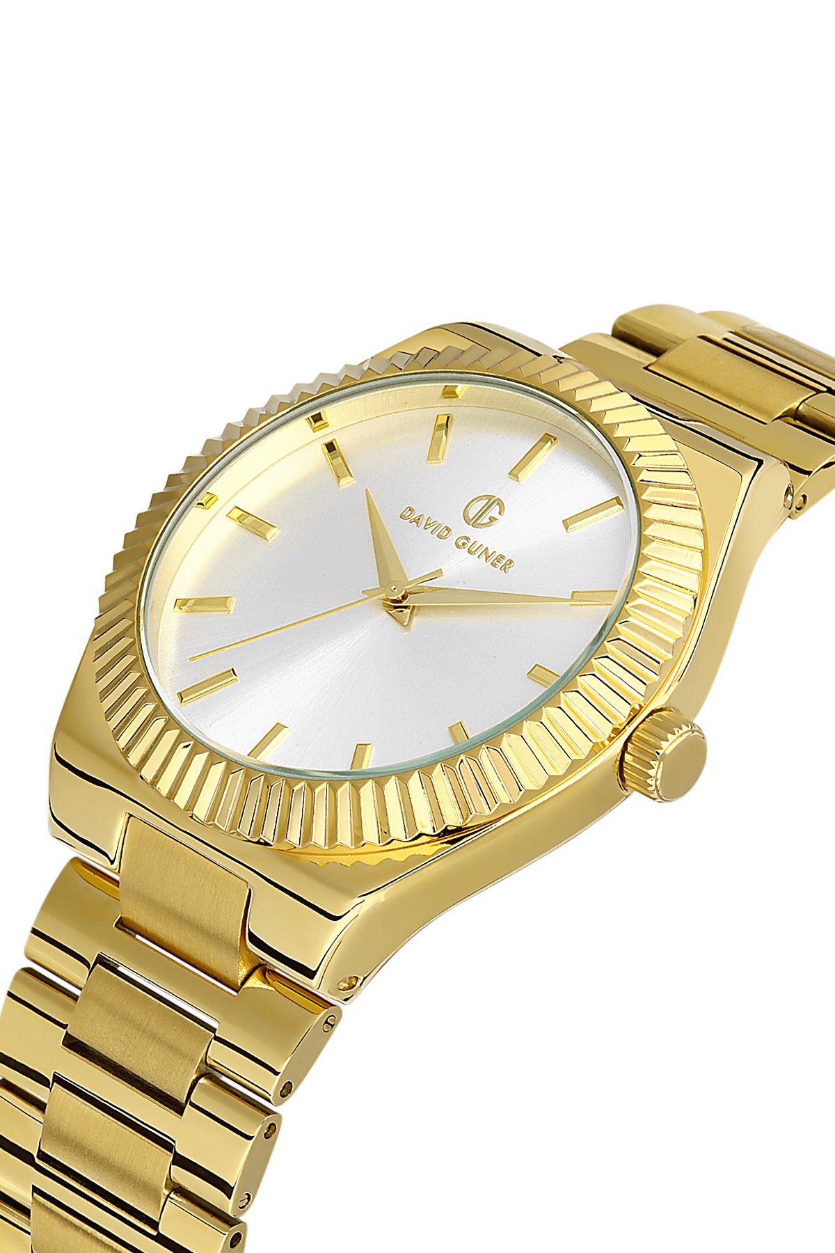DAVID GUNER Sarı Kaplama Erkek Kol Saati - DG-8408GA-B1
