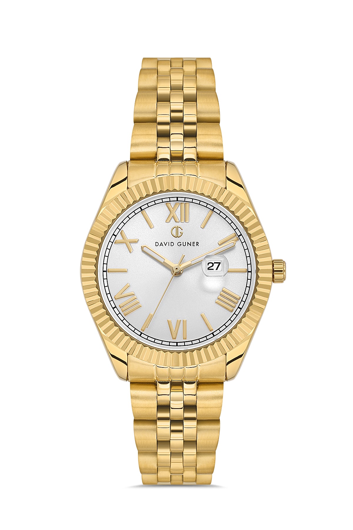 DAVID GUNER Silver Dial Women's Watch