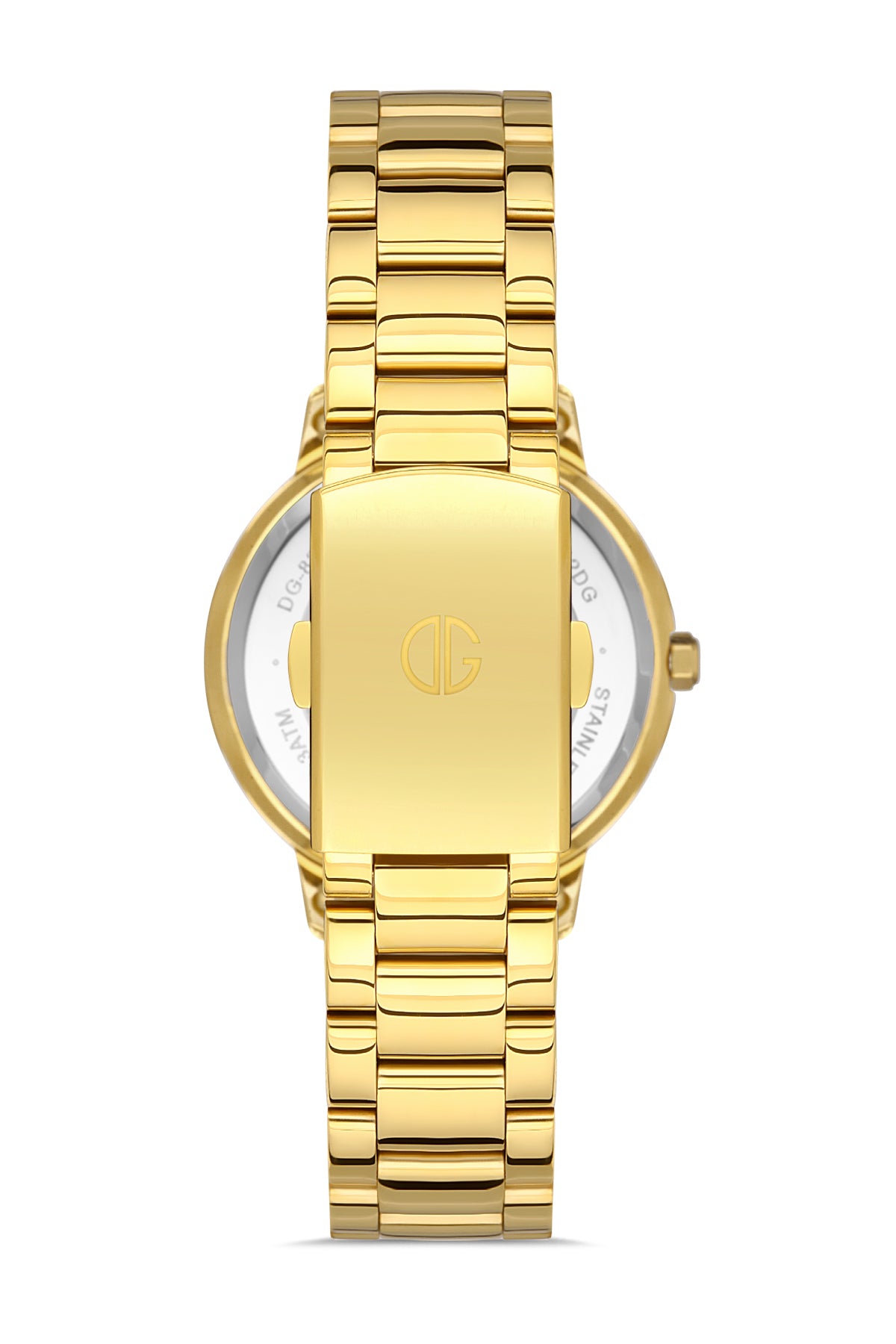 DAVID GUNER Yellow Coated Silver Dial Women's Watch