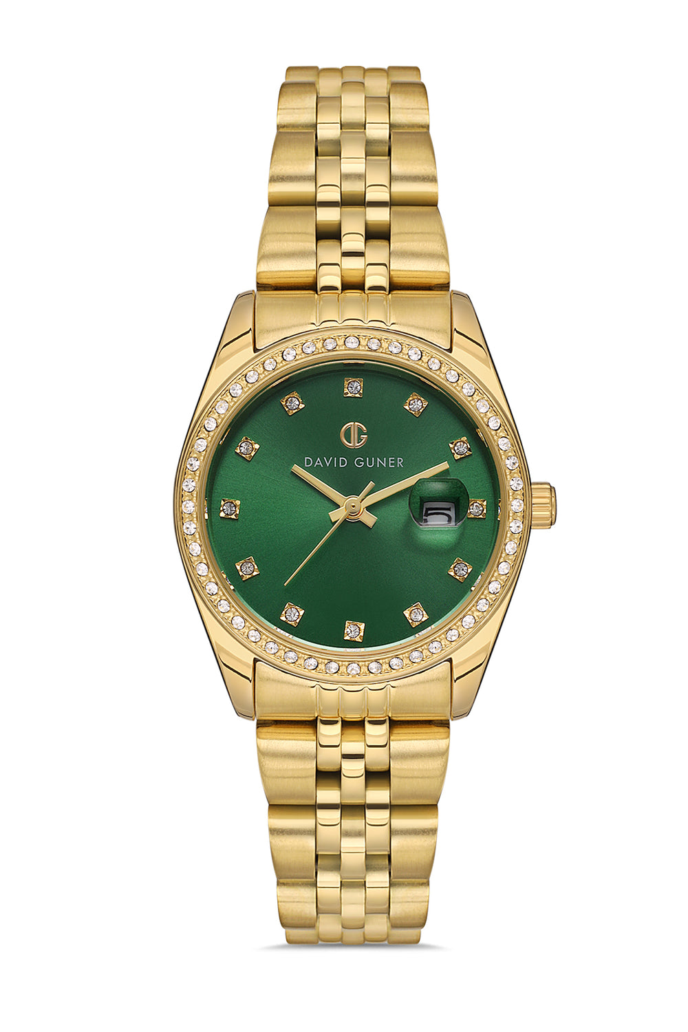 DAVID GUNER Yellow Coated Women's Watch