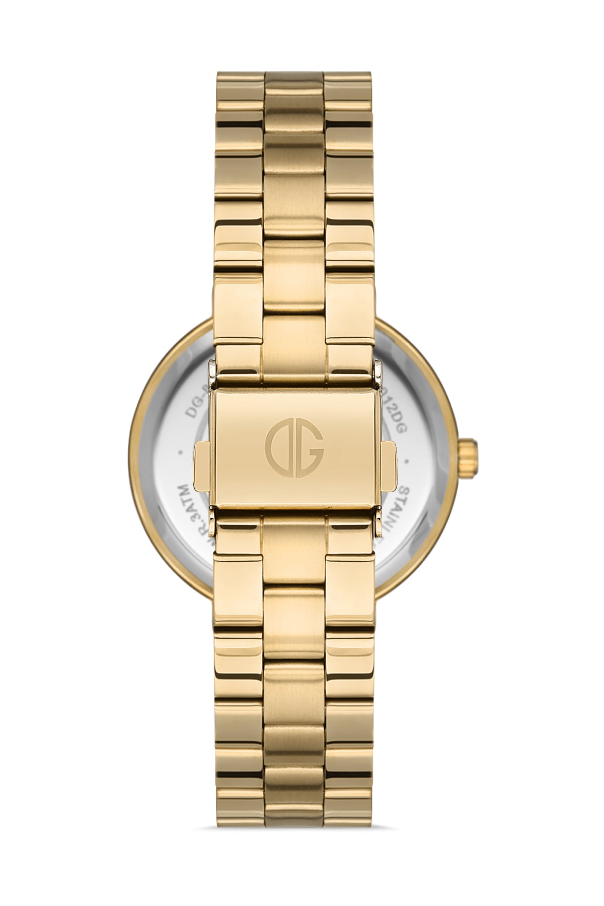 DAVID GUNER SARI KAPLAMALI SARI KADRANLI KADIN KOL SAATİ - DG-8222LA-B4