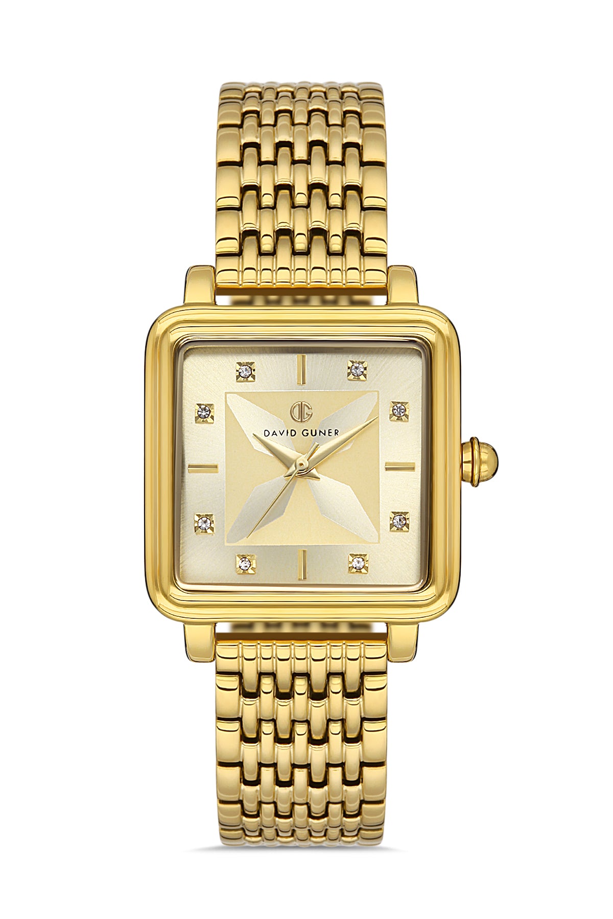 DAVID GUNER Sarı Kadranlı Sarı Kaplamalı Kadın Kol Saati - DG-8471LA-B4