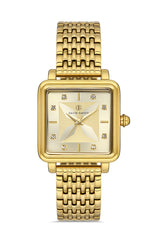 DAVID GUNER Sarı Kadranlı Sarı Kaplamalı Kadın Kol Saati - DG-8471LA-B4