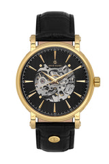 DAVID GUNER Siyah Kadranlı Otomatik Erkek Kol Saati