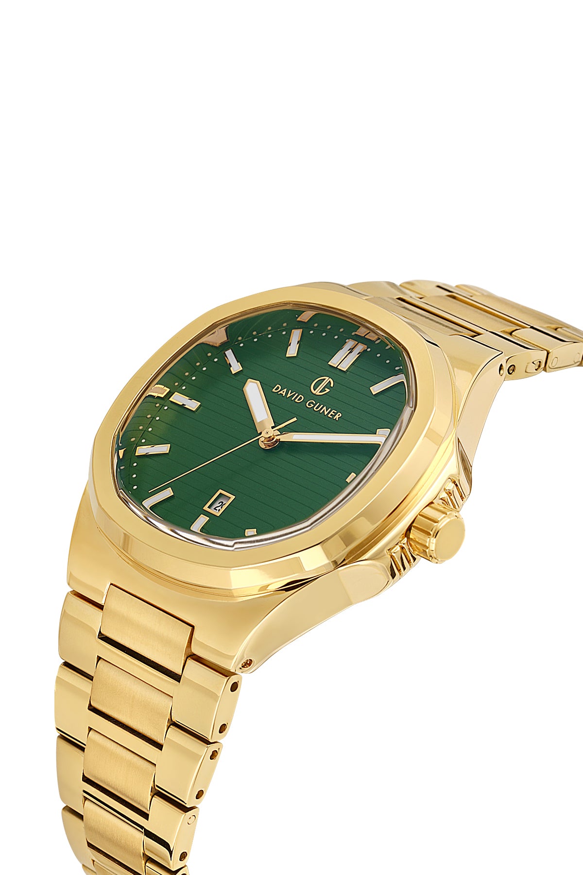 DAVID GUNER Sarı Renk Kadranlı Takvimli Erkek Kol Saati