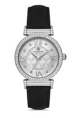 DAVID GUNER Siyah Deri Kordonlu Kadın Kol Saati - DG-8079LB-J1