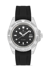 DAVID GUNER Siyah Kadranlı Beyaz Kaplamalı Unisex Kol Saati - DG-8656GD-J2