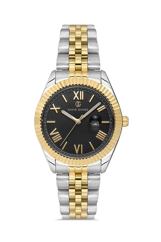 DAVID GUNER Black Dial Women's Watch