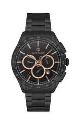 DAVID GUNER Siyah Kadranlı Siyah Kaplamalı Erkek Kol Saati - DG-8624GA-G2