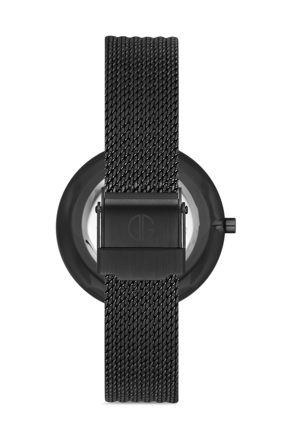 DAVID GUNER Siyah Kadranlı Siyah Kaplamalı Hasır Kordonlu Kadın Kol Saati - DG-8133LC-G2