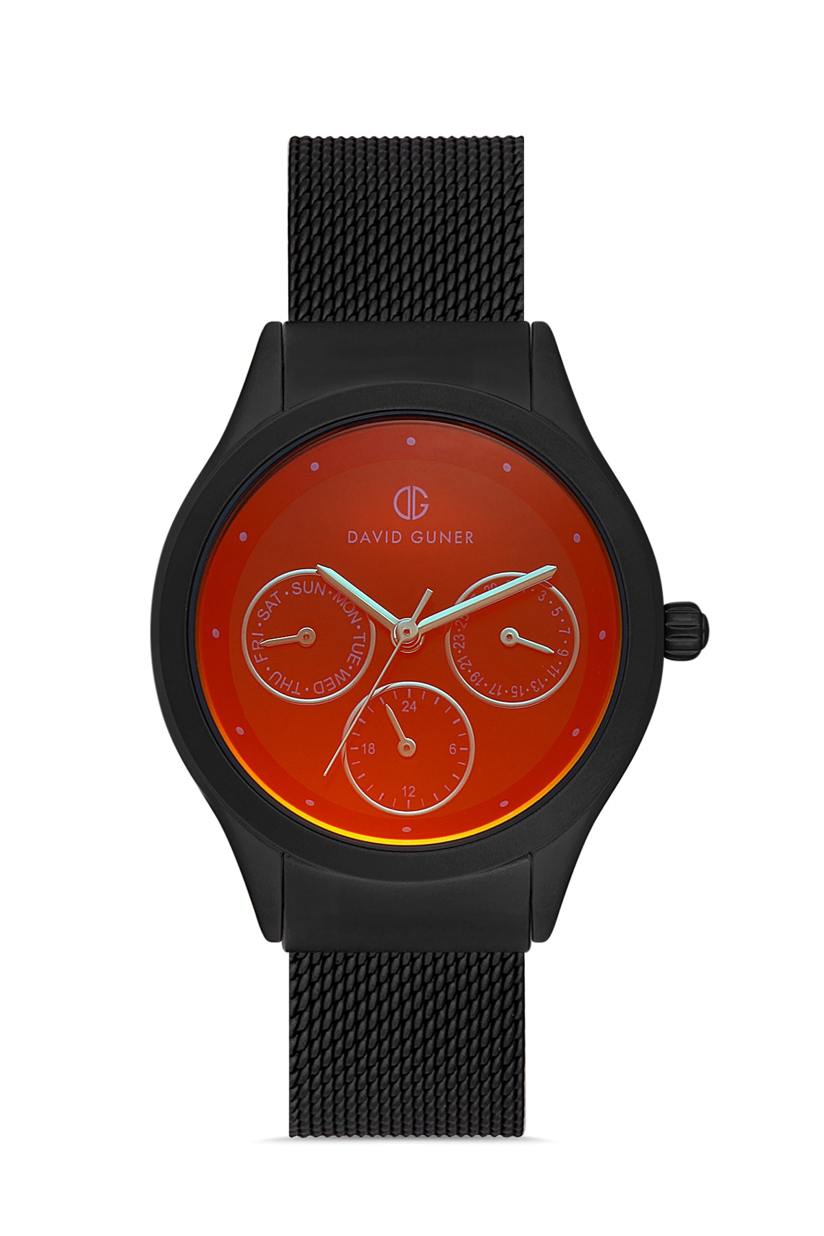 Davıd Guner Black Coated Women's Watch