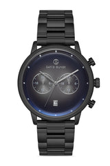 DAVID GUNER SİYAH KAPLAMALI SİYAH KADRANLI ERKEK KOL SAATİ - DG-8250GA-G2