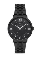 DAVID GUNER SİYAH KAPLAMALI SİYAH KADRANLI ERKEK KOL SAATİ - DG-8277GA-G2