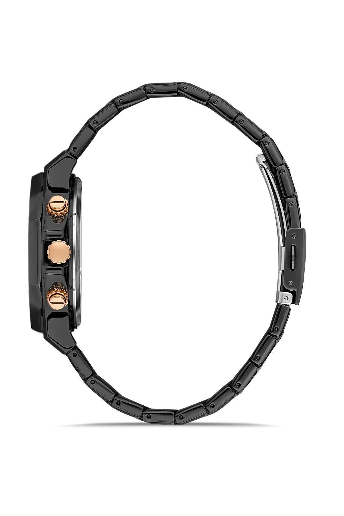 DAVID GUNER SİYAH KAPLAMALI SİYAH KADRANLI ERKEK KOL SAATİ DG-8065GA-G2