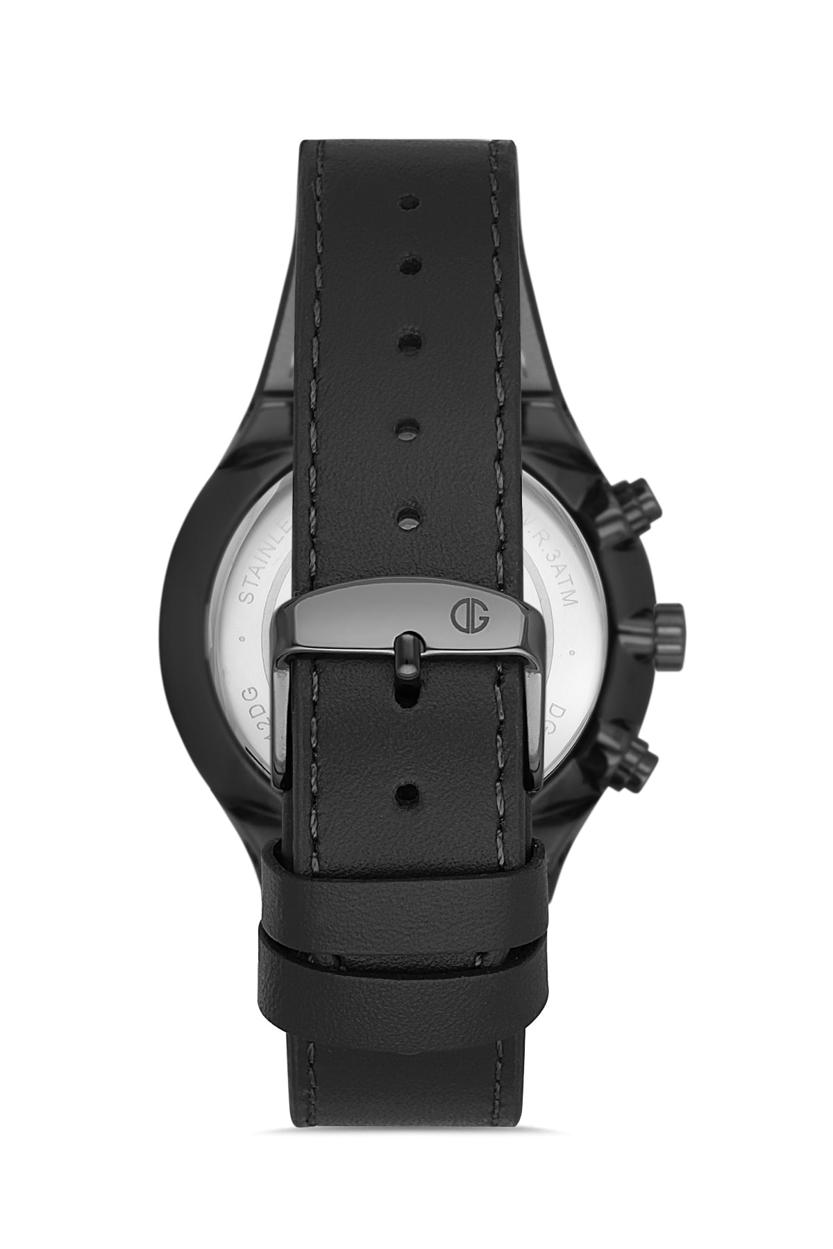 DAVID GUNER SİYAH KAPLAMALI SİYAH KADRANLI ERKEK KOL SAATİ DG-8265GB-G2