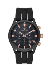 DAVID GUNER Multifunctional Men's Watch with Silicone Band