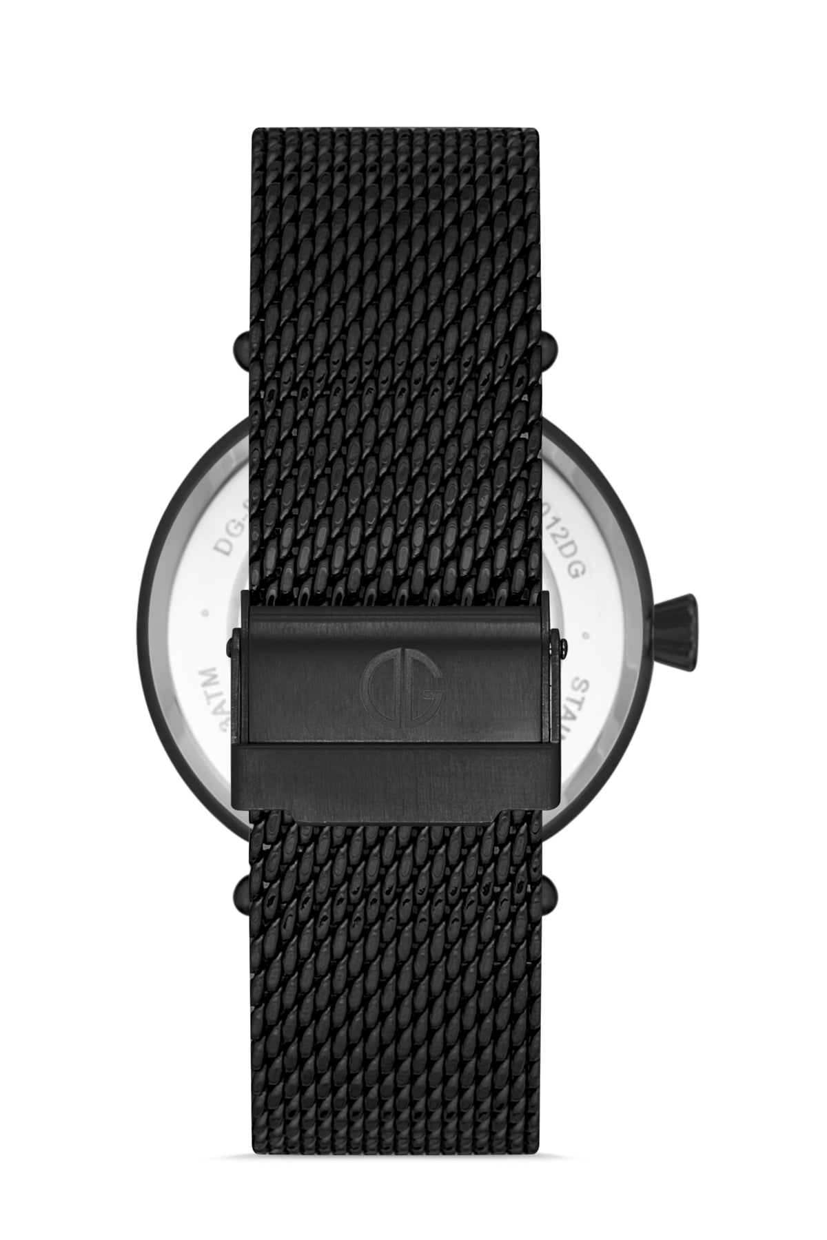 DAVID GUNER SİYAH KAPLAMALI SİYAH KADRANLI ERKEK KOL SAATİ DG-8284GC-G2C