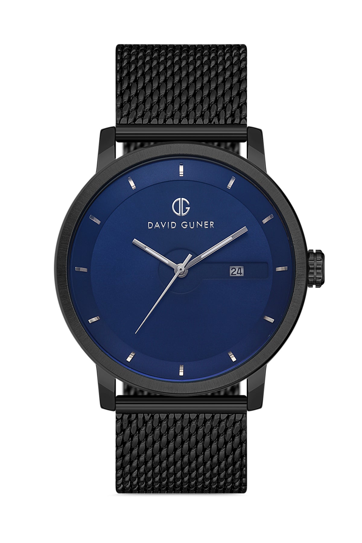 DAVID GUNER SİYAH KAPLAMALI SİYAH KADRANLI ERKEK KOL SAATİ DG-8292GC-G2E