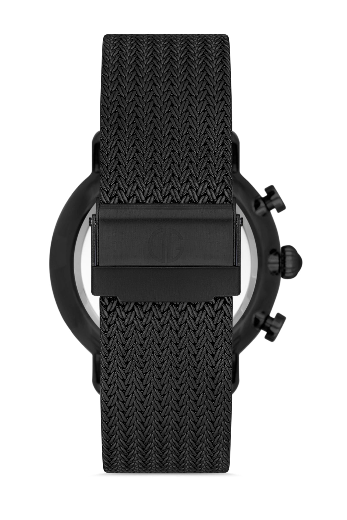 DAVID GUNER SİYAH KAPLAMALI SİYAH KADRANLI ERKEK KOL SAATİ DG-8297GC-G2