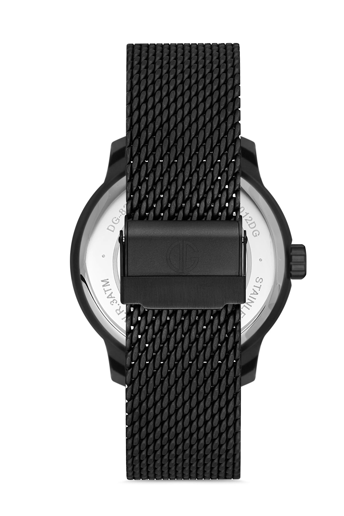 DAVID GUNER SİYAH KAPLAMALI SİYAH KADRANLI ERKEK KOL SAATİ - DG-8305GC-G2