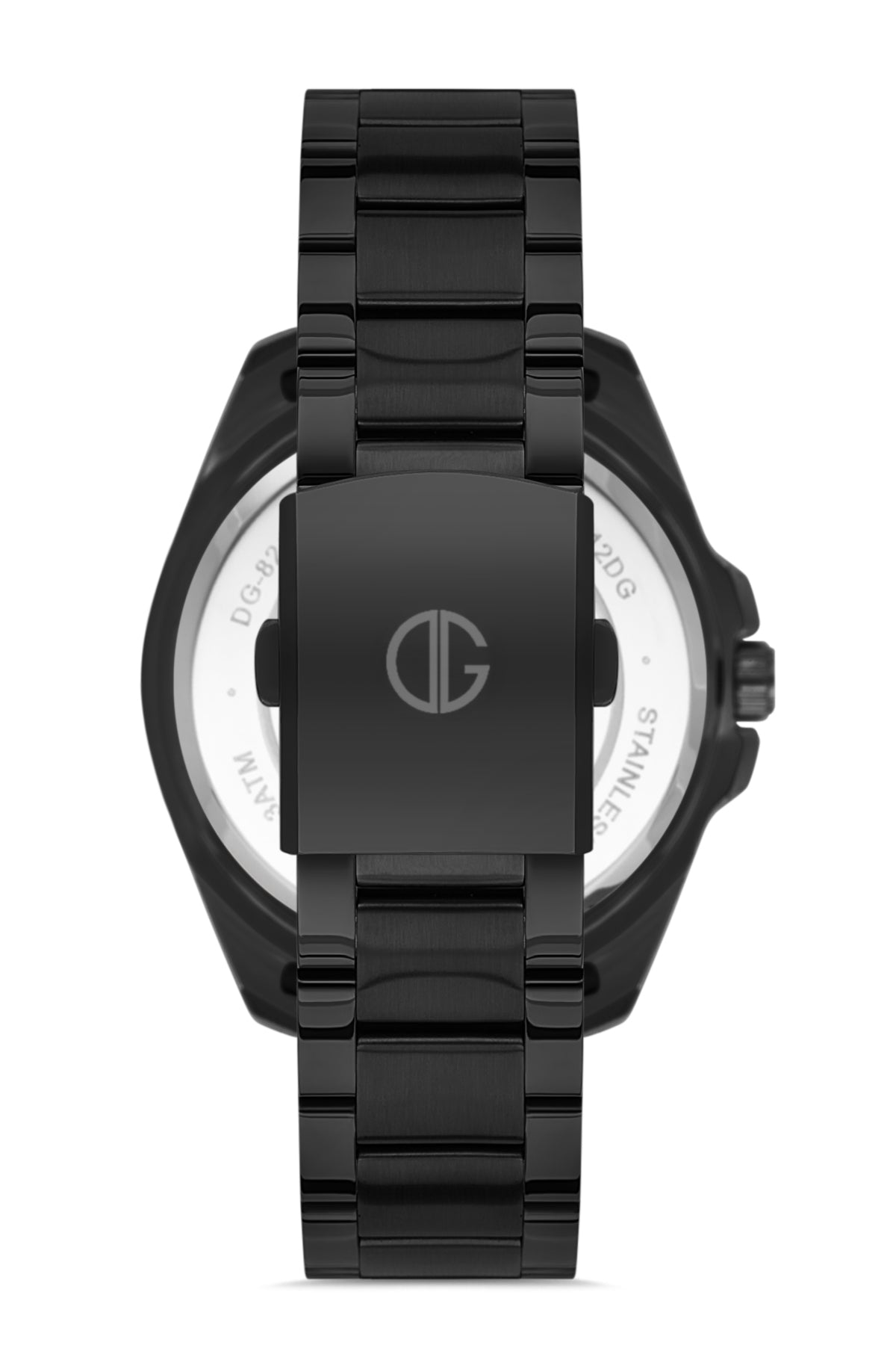 DAVID GUNER SİYAH KAPLAMALI SİYAH KADRANLI ERKEK KOL SAATİ DG-8306GA-G2
