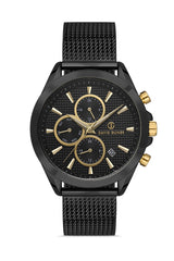 DAVID GUNER SİYAH KAPLAMALI SİYAH KADRANLI ERKEK KOL SAATİ - DG-8323GC-G2B