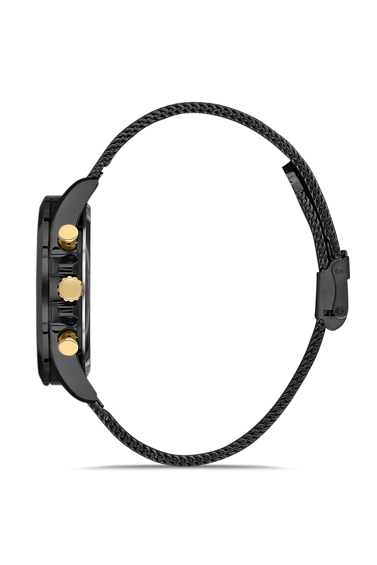 DAVID GUNER SİYAH KAPLAMALI SİYAH KADRANLI ERKEK KOL SAATİ - DG-8323GC-G2B