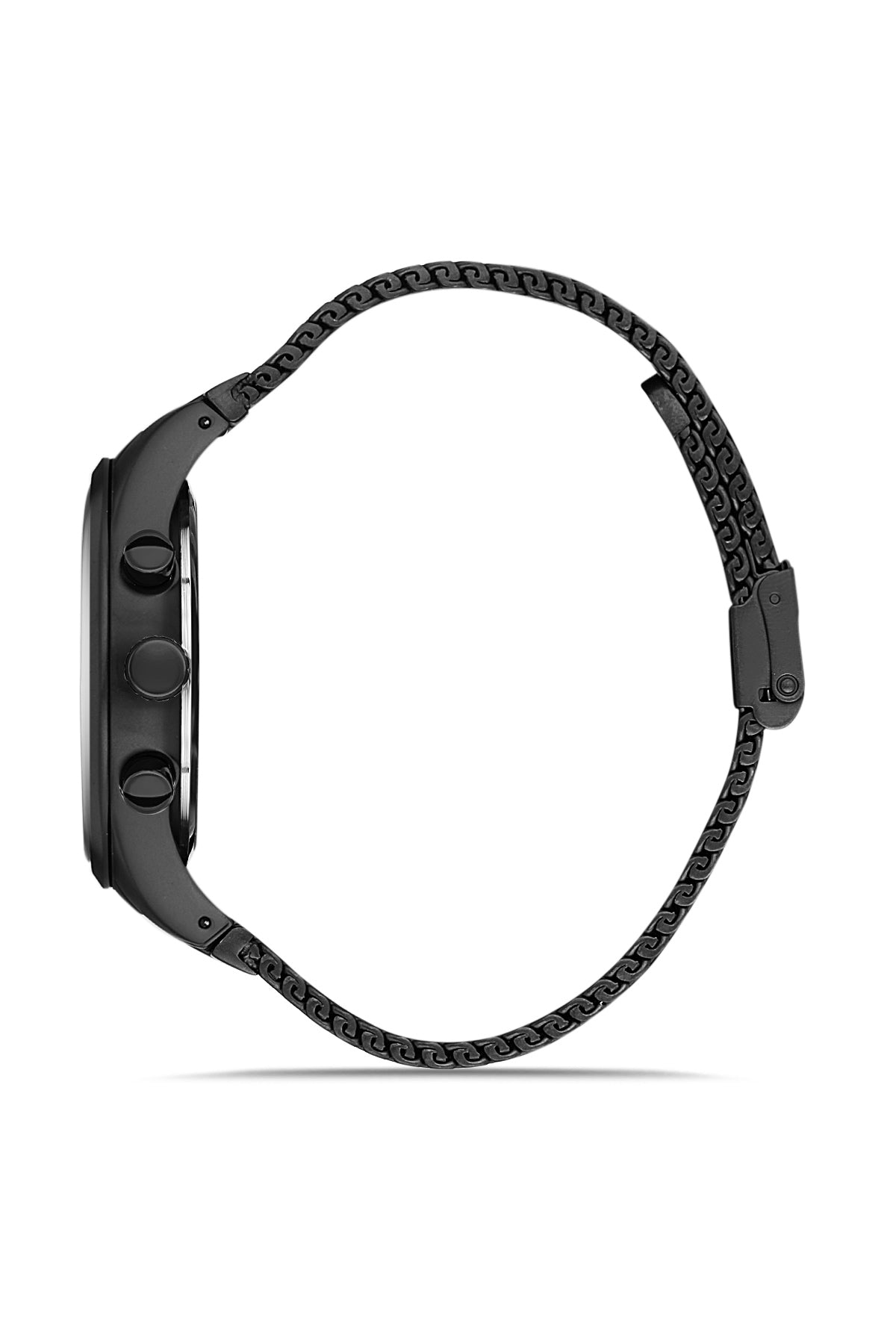 DAVID GUNER SİYAH KAPLAMALI SİYAH KADRANLI ERKEK KOL SAATİ - DG-8343GC-G2G