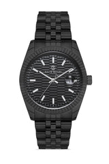 DAVID GUNER SİYAH KAPLAMALI SİYAH KADRANLI ERKEK KOL SAATİ DG-8382GA-G2