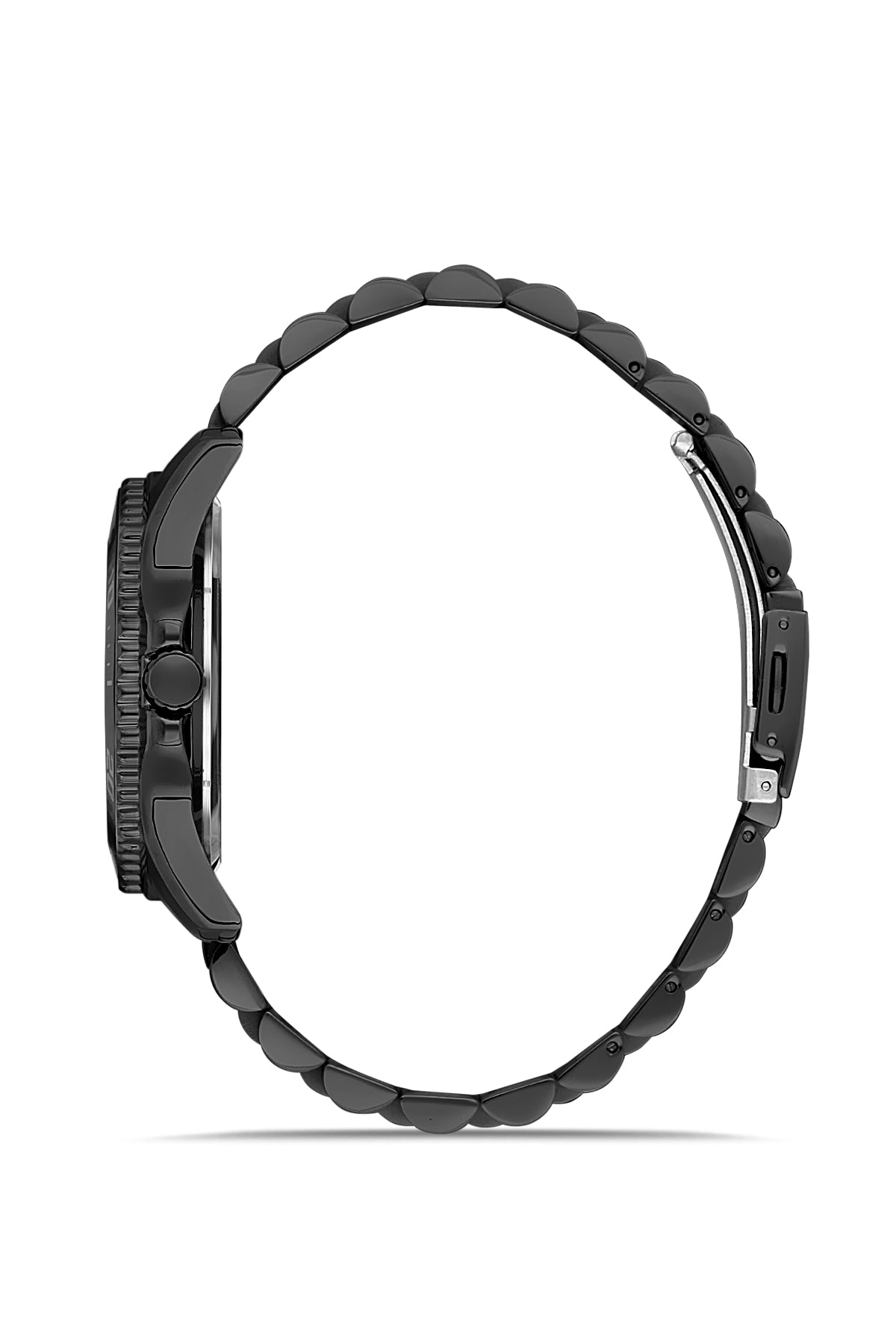 DAVID GUNER SİYAH KAPLAMALI SİYAH KADRANLI ERKEK KOL SAATİ DG-8394GA-G2