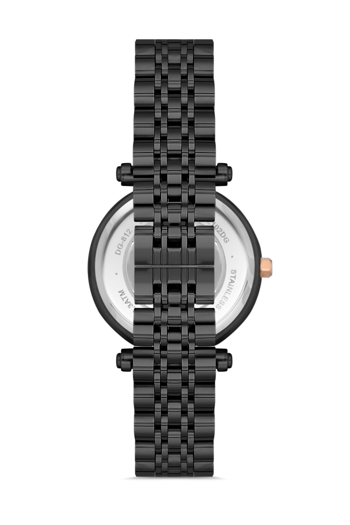 DAVID GUNER SİYAH KAPLAMALI SİYAH KADRANLI KADIN KOL SAATİ DG-8183LA-G2