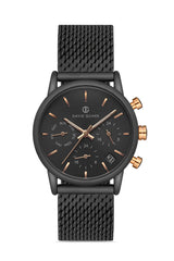 DAVID GUNER SİYAH KAPLAMALI SİYAH KADRANLI KADIN KOL SAATİ - DG-8322LC-G2E