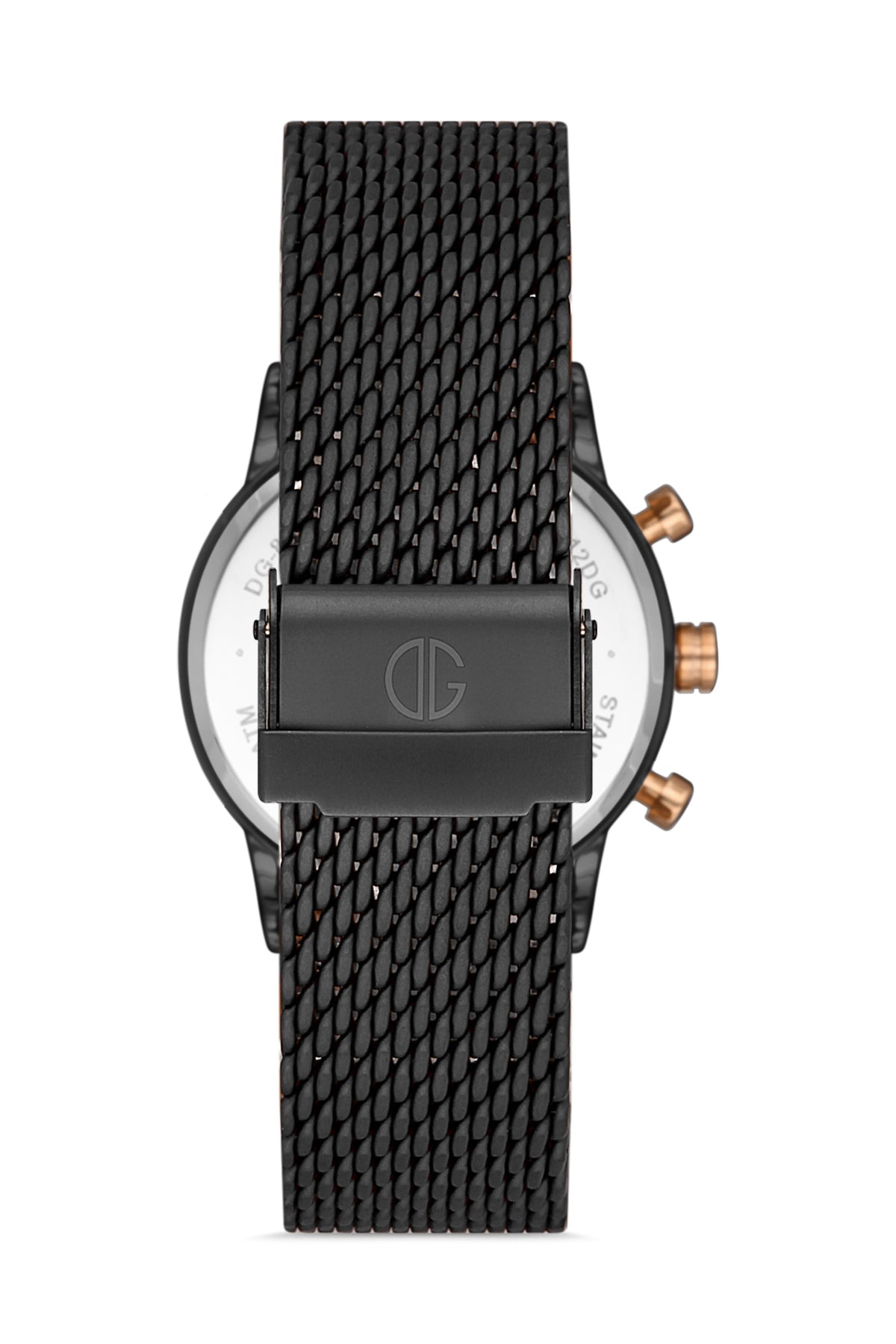 DAVID GUNER SİYAH KAPLAMALI SİYAH KADRANLI KADIN KOL SAATİ - DG-8322LC-G2E